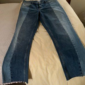 Women's Urban Outfitters BDG Jeans Jessye Two-Tone Jeans Size 30/32 in EUC